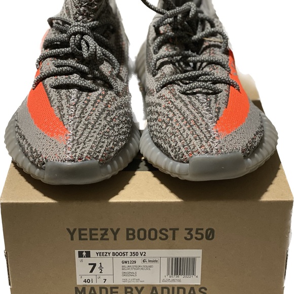YEEZY BOOST 350 V2 Beluga Reflective GW1229 men’s US 7.5 New with box and tag. - Picture 4 of 12